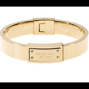 Gold Michael Kors bangle bracelet